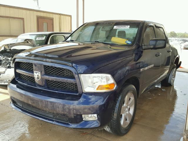 1C6RD6KT1CS183477 - 2012 DODGE RAM 1500 S BLACK photo 2