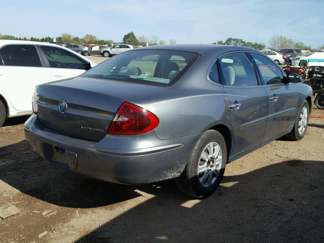 2G4WC562251246286 - 2005 BUICK LACROSSE GRAY photo 4