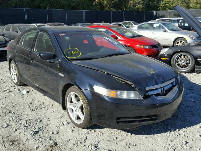 19UUA66225A066191 - 2005 ACURA TL BLACK photo 1