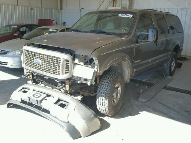 1FMSU43P63EB56074 - 2003 FORD EXCURSION TAN photo 2