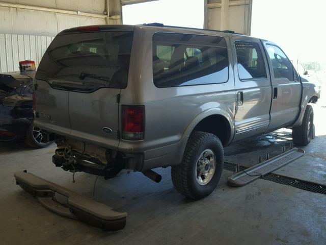 1FMSU43P63EB56074 - 2003 FORD EXCURSION TAN photo 4