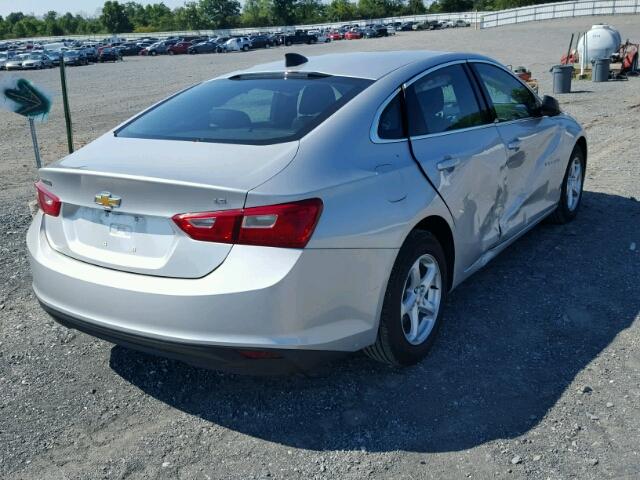 1G1ZB5ST7GF284393 - 2016 CHEVROLET MALIBU LS Gümüş foto 4