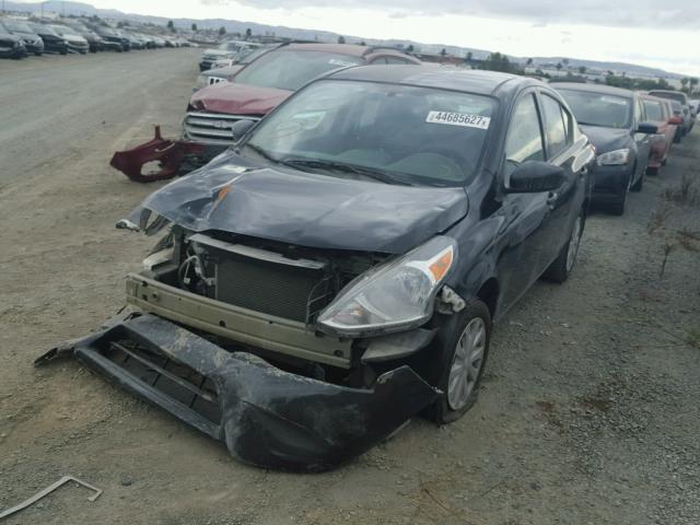 3N1CN7AP8GL869898 - 2016 NISSAN VERSA S BLACK photo 2