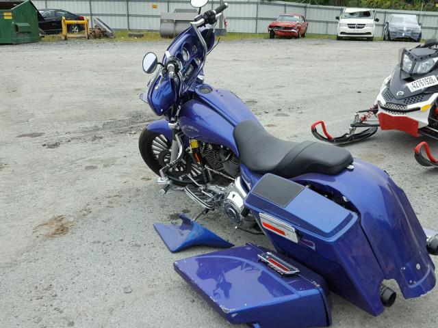 1HD1KB4117Y612134 - 2007 HARLEY-DAVIDSON FLHX BLUE photo 3