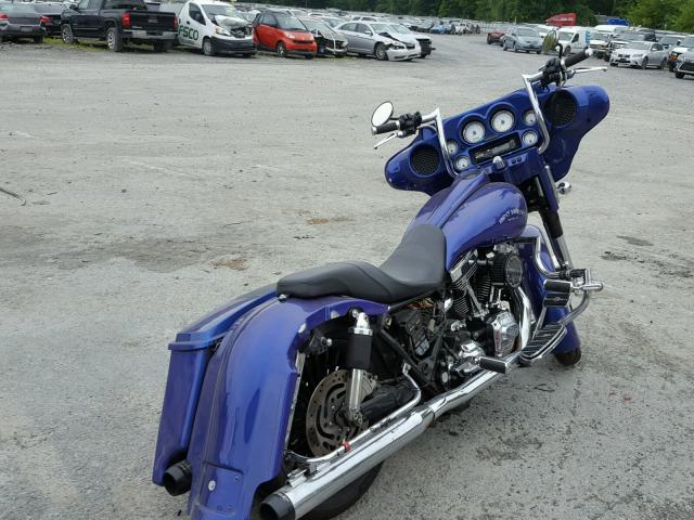 1HD1KB4117Y612134 - 2007 HARLEY-DAVIDSON FLHX BLUE photo 4