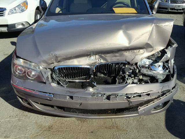 WBAHN83558DT86099 - 2008 BMW 750 LI BROWN photo 7