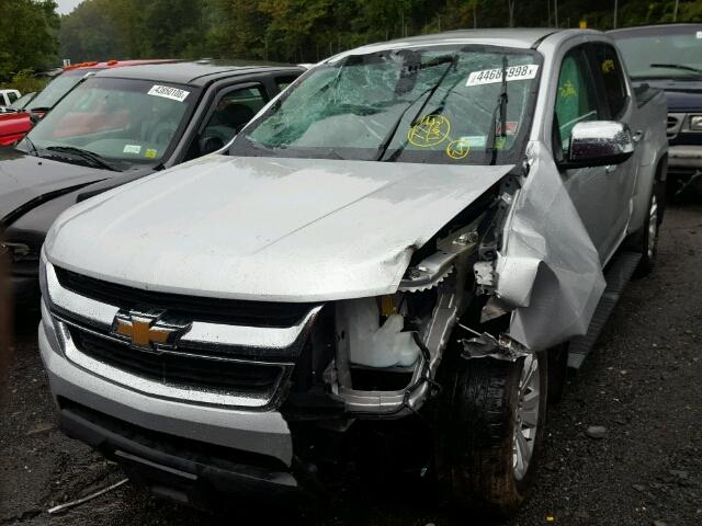 1GCGTCE34G1222765 - 2016 CHEVROLET COLORADO L SILVER photo 2