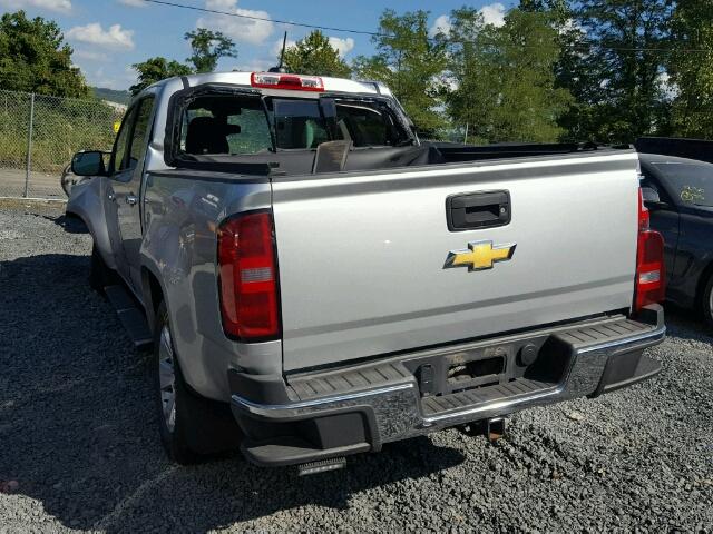 1GCGTCE34G1222765 - 2016 CHEVROLET COLORADO L SILVER photo 3