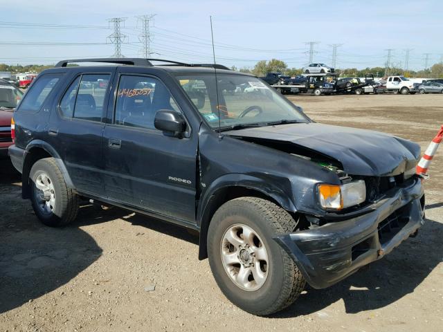 4S2CK58WXX4331219 - 1999 ISUZU RODEO S BLACK photo 1