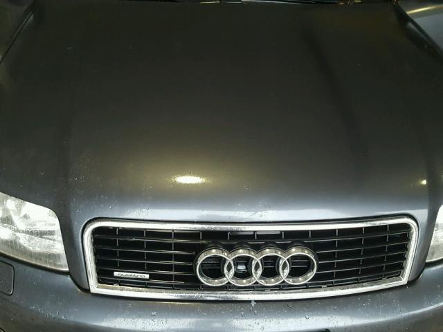 WAULC68E03A292414 - 2003 AUDI A4 1.8T QU GRAY photo 7