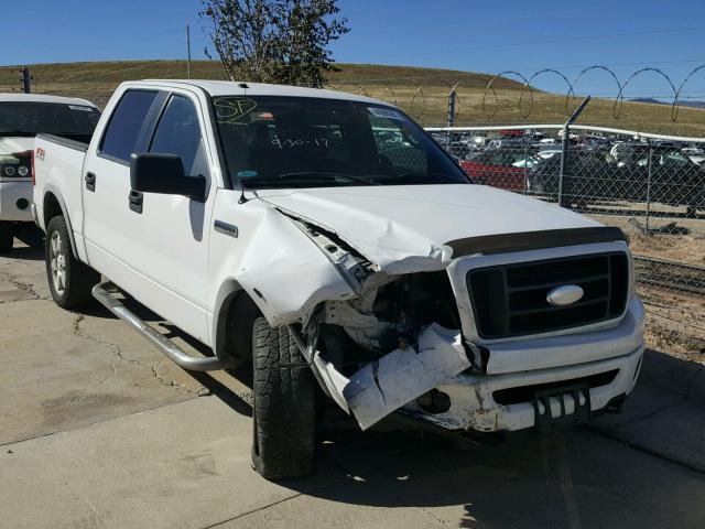 1FTPW14V76FB70869 - 2006 FORD F150 SUPER WHITE photo 1