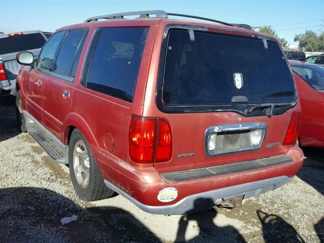 5LMRU27A9YLJ12594 - 2000 LINCOLN NAVIGATOR RED photo 3