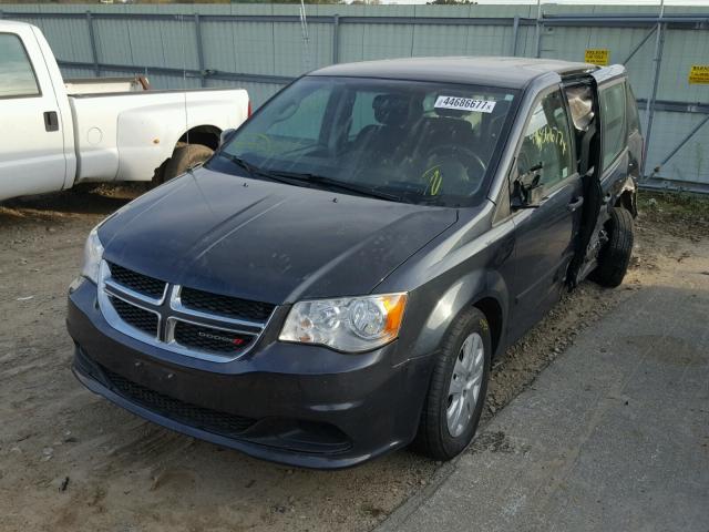 2C4RDGBG9ER420805 - 2014 DODGE GRAND CARA GRAY photo 2