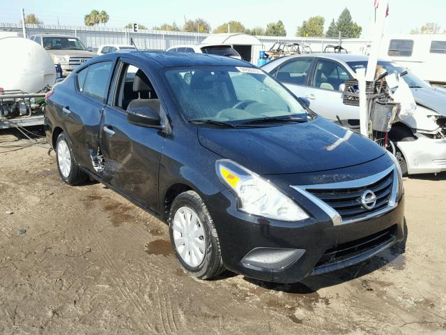 3N1CN7AP3GL815439 - 2016 NISSAN VERSA S BLACK photo 1