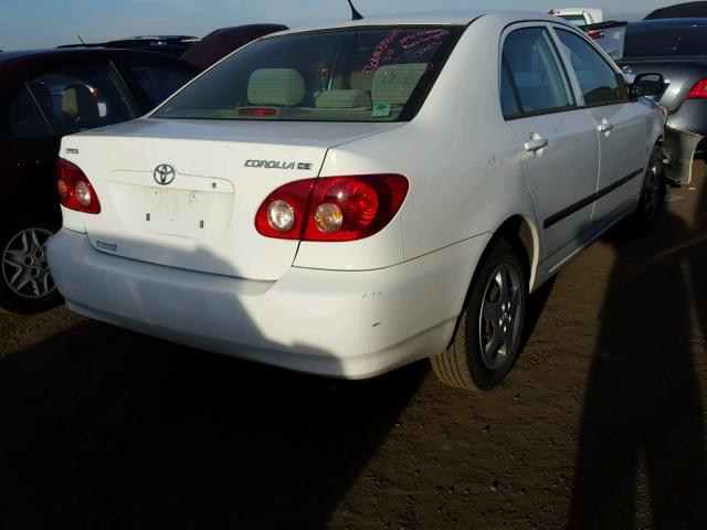 1NXBR32E57Z795618 - 2007 TOYOTA COROLLA WHITE photo 4