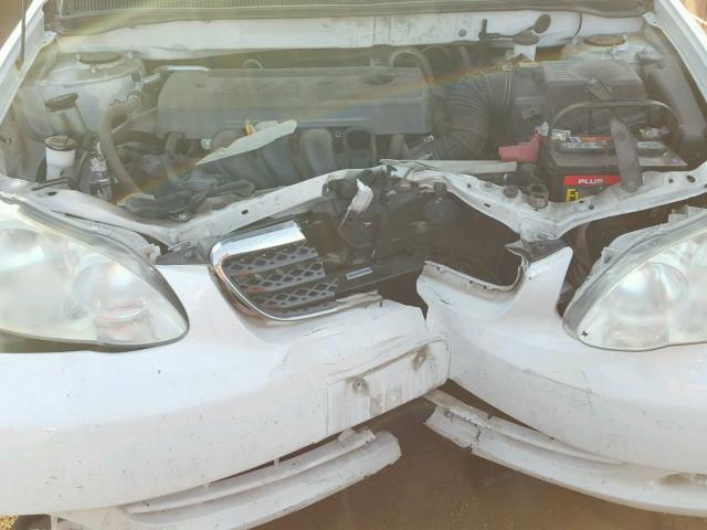 1NXBR32E57Z795618 - 2007 TOYOTA COROLLA WHITE photo 7