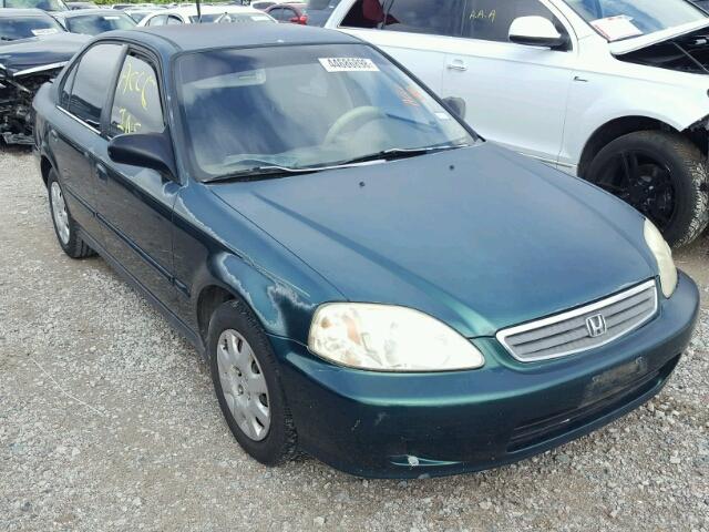 2HGEJ6614YH508308 - 2000 HONDA CIVIC BASE 绿色 照片 1