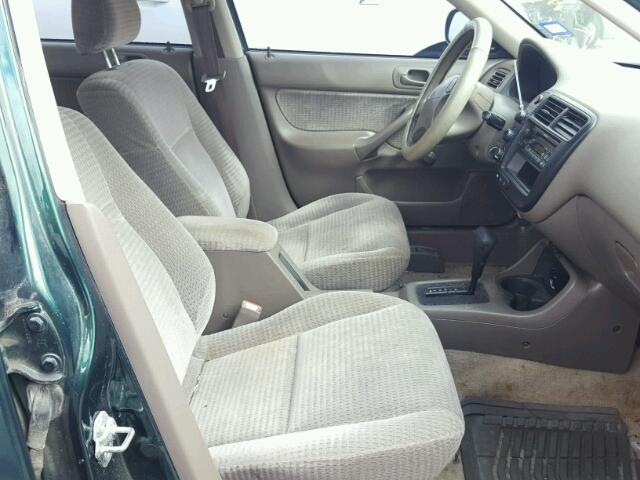 2HGEJ6614YH508308 - 2000 HONDA CIVIC BASE 绿色 照片 5