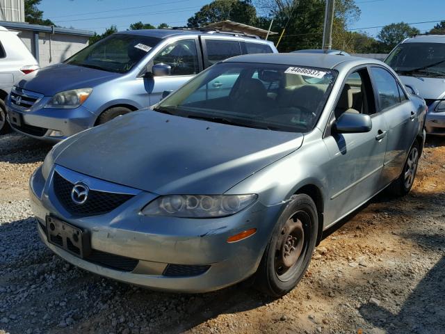 1YVFP80C455M69580 - 2005 MAZDA 6 I TEAL photo 2