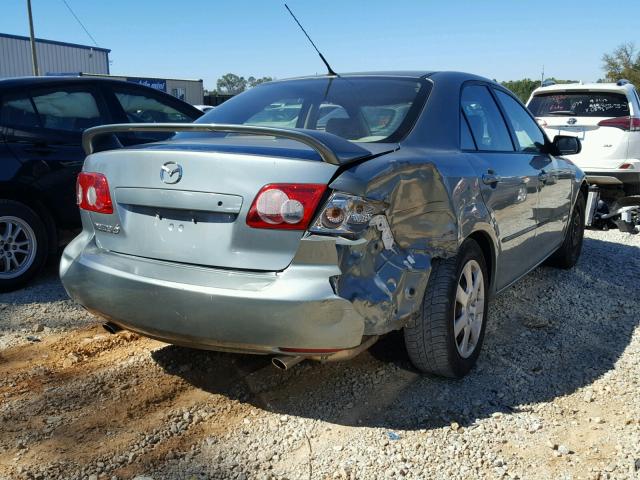 1YVFP80C455M69580 - 2005 MAZDA 6 I TEAL photo 4