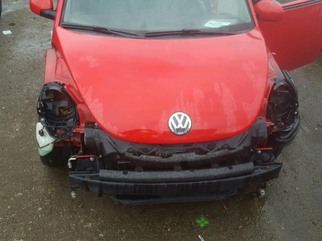 3VWCS21C21M414145 - 2001 VOLKSWAGEN NEW BEETLE 红色 照片 7