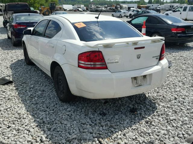 1B3CC5FV1AN202209 - 2010 DODGE AVENGER R/ WHITE photo 3