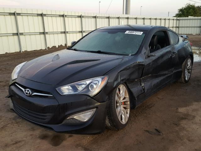 KMHHU6KJ4DU091817 - 2013 HYUNDAI GENESIS CO BLACK photo 2