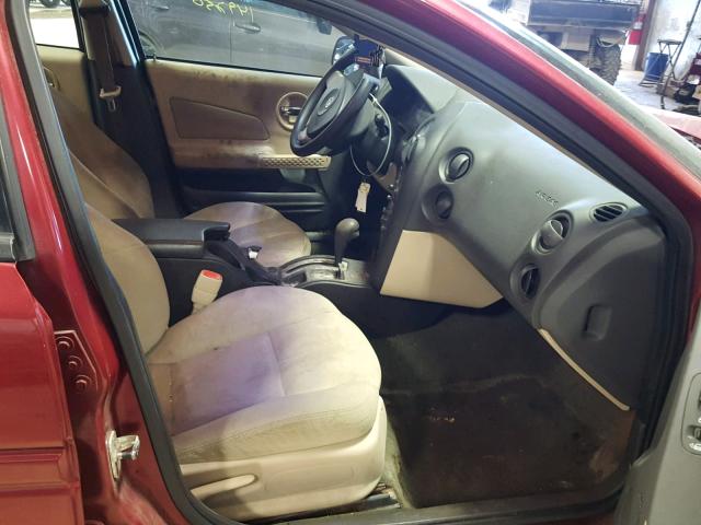 2G2WP522541255467 - 2004 PONTIAC GRAND PRIX MAROON photo 5