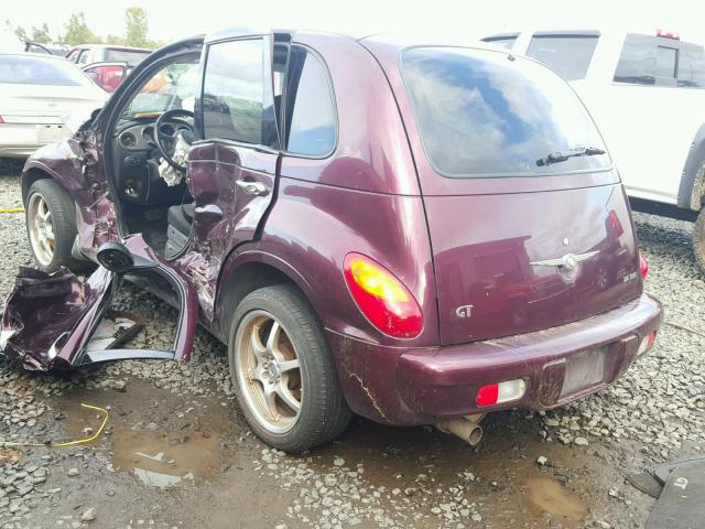 3C4FY78G03T515049 - 2003 CHRYSLER PT CRUISER PURPLE photo 3