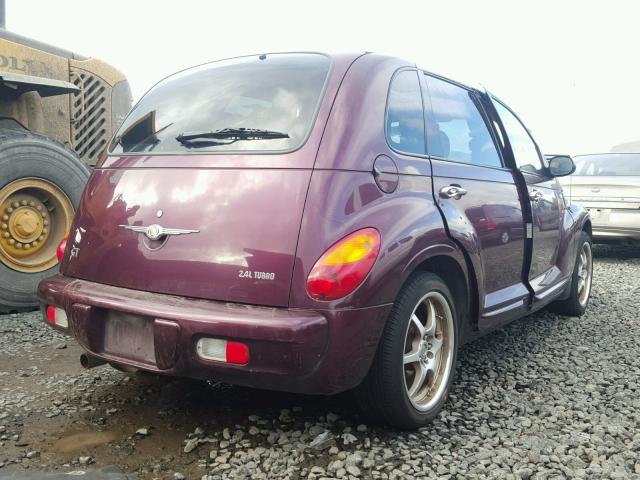 3C4FY78G03T515049 - 2003 CHRYSLER PT CRUISER PURPLE photo 4