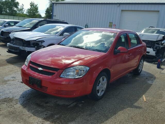 1G1AL58F587274338 - 2008 CHEVROLET COBALT LT RED photo 2