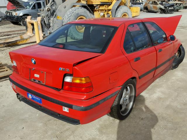 WBSCD0328VEE10582 - 1997 BMW M3 AUTOMAT RED photo 4