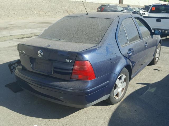 3VWSE69M72M026403 - 2002 VOLKSWAGEN JETTA GLS BLUE photo 4