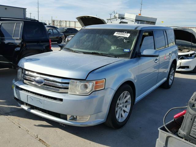 2FMDK52C19BA36691 - 2009 FORD FLEX SEL Կապույտ լուսանկար 2