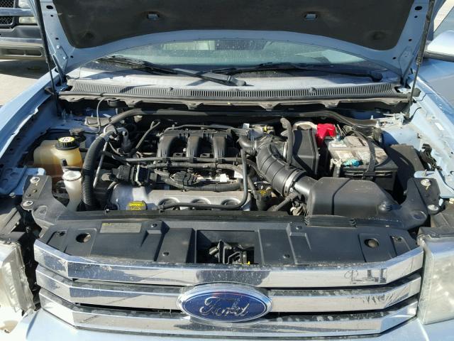 2FMDK52C19BA36691 - 2009 FORD FLEX SEL BLUE photo 7