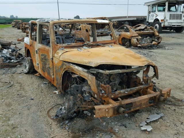 1J8GA59117L112764 - 2007 JEEP WRANGLER S BURN photo 1