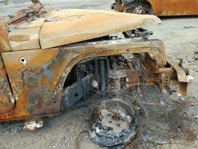 1J8GA59117L112764 - 2007 JEEP WRANGLER S BURN photo 10