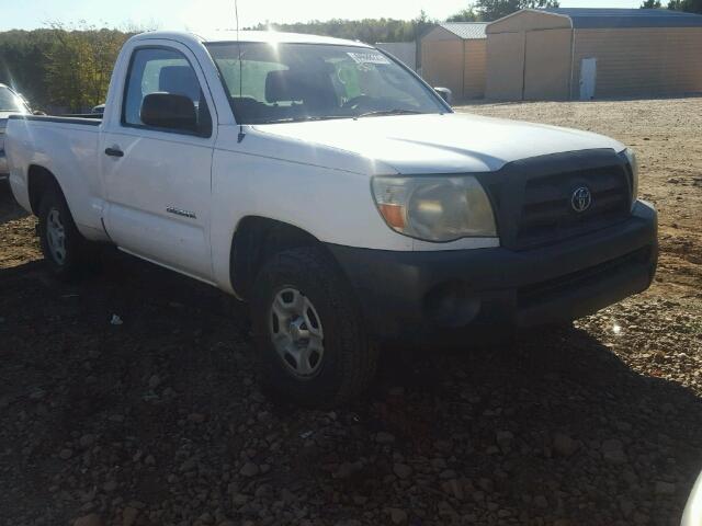 5TENX22N88Z525258 - 2008 TOYOTA TACOMA WHITE photo 1