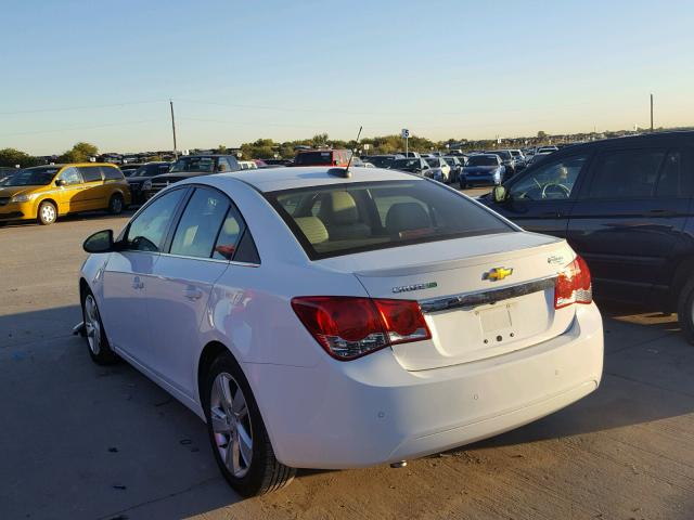 1G1P75SZ1F7190807 - 2015 CHEVROLET CRUZE WHITE photo 3