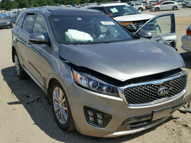 5XYPK4A51GG063946 - 2016 KIA SORENTO SX GRAY photo 1