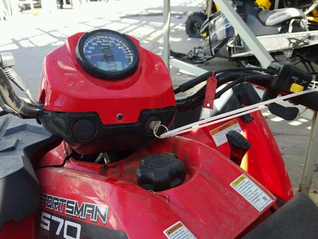 4XASEA572GA599291 - 2016 POLARIS SPORTSMAN RED photo 5
