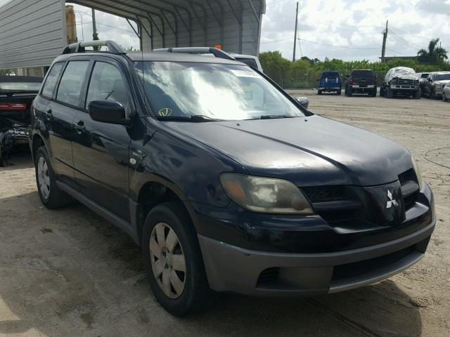 JA4LX31G13U017824 - 2003 MITSUBISHI OUTLANDER BLACK photo 1