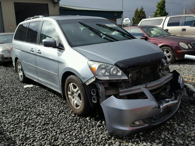 5FNRL38676B033502 - 2006 HONDA ODYSSEY EX GRAY photo 1