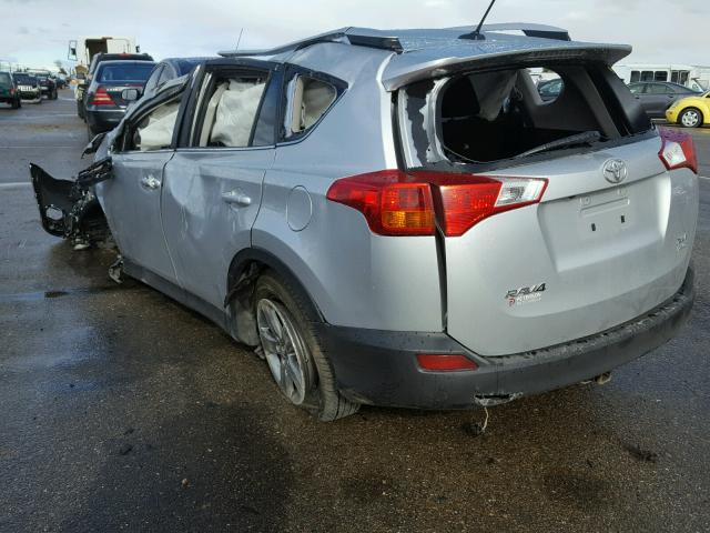 JTMRFREV6FD170511 - 2015 TOYOTA RAV4 SILVER photo 3