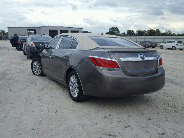 1G4GA5ERXCF340043 - 2012 BUICK LACROSSE TAN photo 3