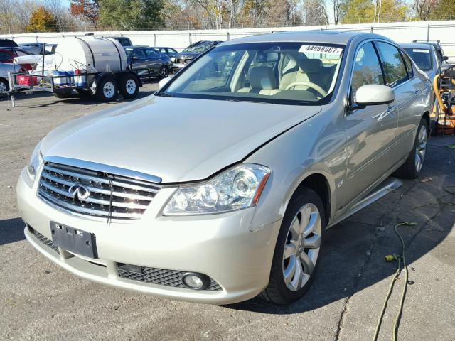 JNKAY01F27M450749 - 2007 INFINITI M35 BASE BEIGE photo 2