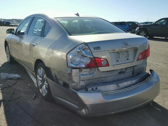 JNKAY01F27M450749 - 2007 INFINITI M35 BASE BEIGE photo 3