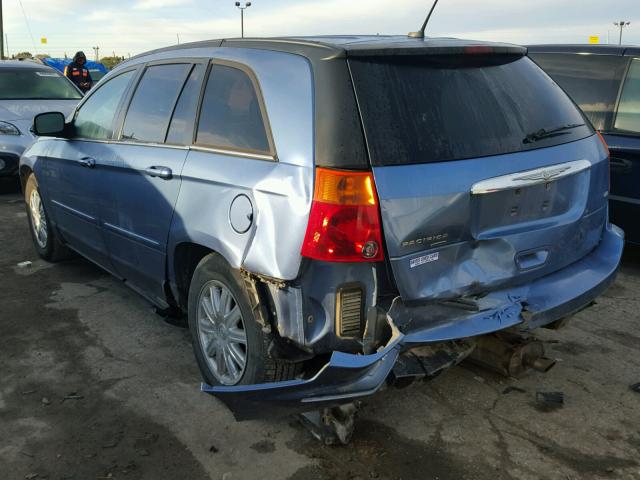 2A8GM68X27R335616 - 2007 CHRYSLER PACIFICA 蓝色 照片 3