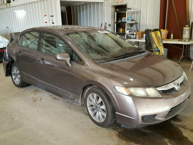 2HGFA16899H544355 - 2009 HONDA CIVIC EX GRAY photo 1