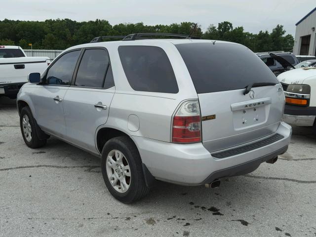 2HNYD18604H502394 - 2004 ACURA MDX TOURIN SILVER photo 3